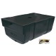 Dynaplas Water Tank, Black Plastic With Stainless Steel Tap - 32 Litre